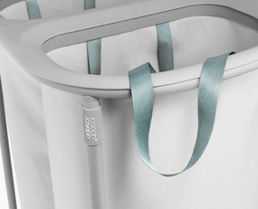 Светлосив текстилен кош за пране 2x40 l Duo – Joseph Joseph