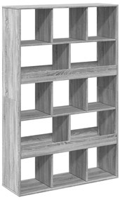 3309533 vidaXL Разделител за стая сив сонома 100x33x156,5 см инженерно дърво