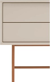 Конзолна маса в светлосиво-тухлен цвят 35x110 cm Nube - Teulat