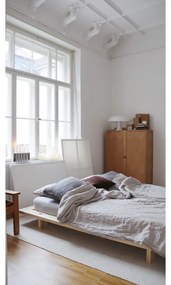 Двойно легло от борова дървесина с решетка 180x200 cm Japan - Karup Design