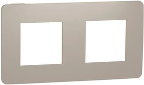 SE Лицева рамка 2х цвят Капучино / Крем Unica Studio Color  /до изчерпване/ - NU280427