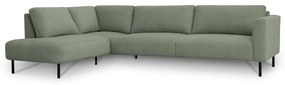 Зелен ъглов диван (ляв ъгъл) Hero – Scandic