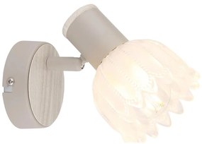 Globo 54317-1 - Стенно точково осветително тяло PLANTA 1xE14/40W/230V