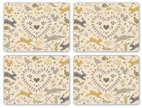 Коркова подложка 4 бр. 29x21 cm Woodland - Cooksmart ®