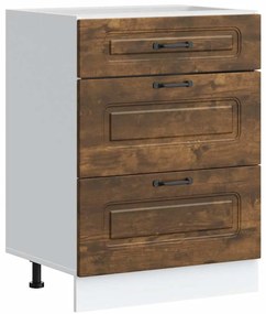 854284 vidaXL Кухненски шкаф, "Kalmar", опушен дъб, инженерно дърво