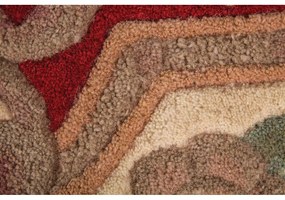 Червен вълнен килим , 150 x 240 cm Aubusson - Flair Rugs