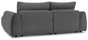 Сив ъглов диван Aden – Bobochic Paris