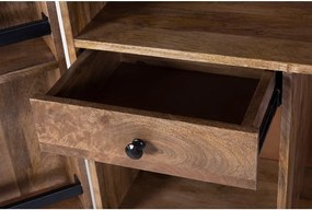 Шкаф за вино от масивно манго в естествен цвят брой бутилки 12, 74x122x46 cm Bombay – Interia Home &amp; Living