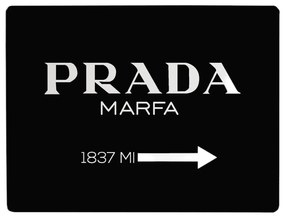 Черна подложка за маса Black Prada - Little Nice Things