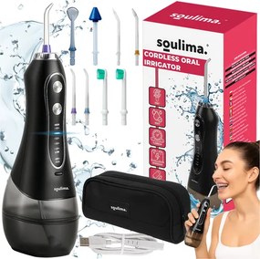 Безжичен зъбен душ и орален иригатор Soulima — С 8 накрайника за зъби и венци