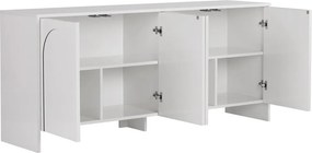 Бял скрин 180x80x45 cm Arlen – Kalune Design