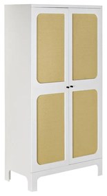 Шкаф DKD Home Decor 80 x 40 x 160 cm Ела Бял