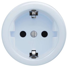 Kliklap - Ретро домашна розетка без рамка SCHUKO 230V/16A синя