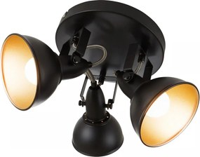 Точково осветително тяло 3xE14/40W/230V черно