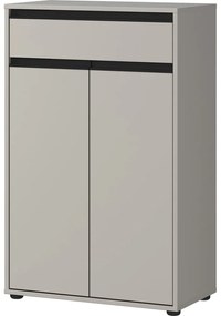 Сив висок шкаф за баня 63x98 cm Lemont – Germania