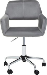 Сив тапициран офис стол Brent – Premier Housewares