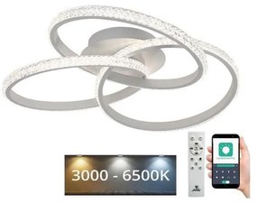 Brilagi - LED димируемо таванно осветително тяло COSMOWAVE LED/70W/230V 3000-6500K + с дистанционно управление