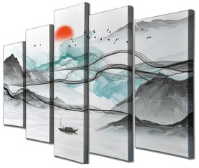 Картини в комплект от 5 бр. - Wallity