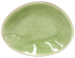 Светлозелена десертна чиния от фаянс , ⌀ 16 cm Riviera - Costa Nova