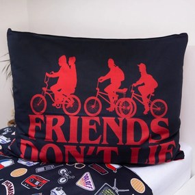 Единично памучно детско спално бельо 140x200 cm Stranger Things "Upside Down" – Jerry Fabrics