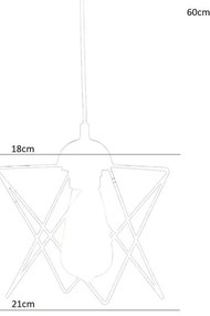 Черно висящо осветително тяло – Opviq lights