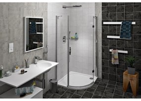 Бяла стенна поставка за кърпи Patron – Sapho