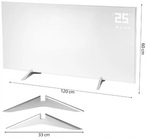 Електрически инфрачервен радиатор MALTEC 770W