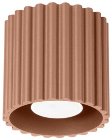 Sollux  SL.1804 - Точково осветително тяло AURA 1xGU10/10W/230V 10 см кафяво