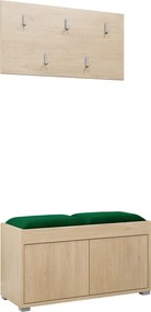 Мебели за антре Gesita-Сонома - зелен