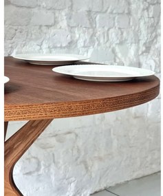 Трапезна маса от декор от дъб 90x90 cm Jubi – Ragaba