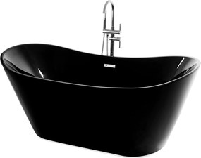 Свободностояща акрилна Вана  Rea Ferrano Black