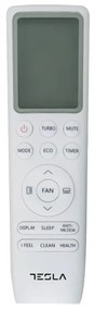Инверторен климатик Tesla TT51TP91-1832IHWT, 18000 BTU, A+++/A++, 40 м2, Wi-Fi, Турбо, Follow me, Самодиагностика, LED, Йонизатор, Бял