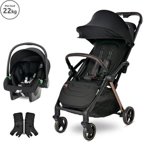 Детска количка LORET 2в1 LORELLI - Black Jasper