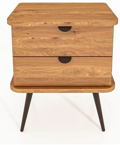 Нощно шкафче от дъбова дървесина в естествен цвят Kula - The Beds