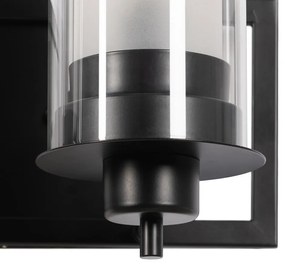 Черно-бяла стенна лампа – Ixia