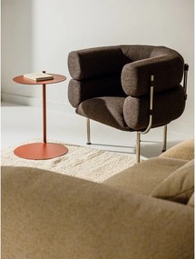 Стоманена кръгла странична масичка 41x40 cm Ande – noo.ma