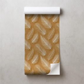 Самозалепващ тапет – Нежни пера листа