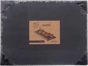 Съд за сервиране от шисти Secret de Gourmet, 30x40см