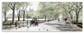 Платно акварел II, 60 x 150 cm Central Park - Styler