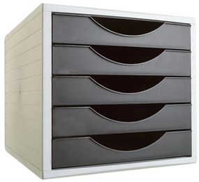 Modular Filing Cabinet Archivo 2000 ArchivoTec Serie 4000 5 чекмеджета Din A4 Черен (34 x 27 x 26 cm)