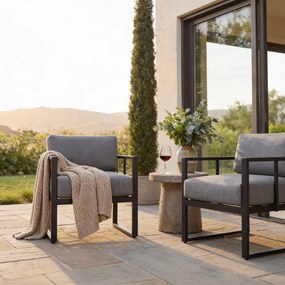 Графитно сив градински фотьойл Bellisima Bellissima - Bonami Selection