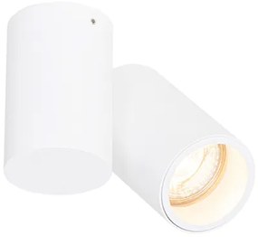 Дизайнерски таванен прожектор бял регулируем GU10 50mm - Michael