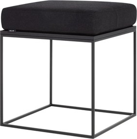 Черен тапициран стол Feo – noo.ma
