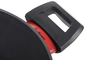 Тенджера Luigi Ferrero Rosso FR-2813, 28x13.5 см, 6.7 л, Незалепващо покритие, Стъклен капак с отвор за пара, Индукция, Черен