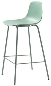 Светлозелен пластмасов бар стол 92,5 cm Whitby - Unique Furniture