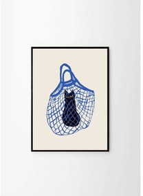 Постер 30x40 cm The Cat’s In The Bag – Chloe Purpero Johnson – The Poster Club