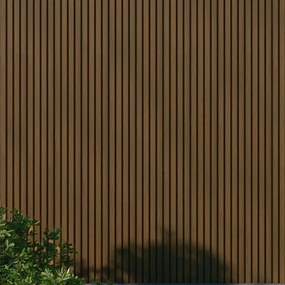 Декоративен външен стенен панел atmosphera 200x20 cm - Тъмно дърво