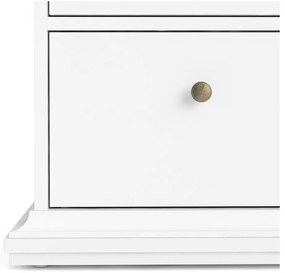 Бял висок скрин 96x140 cm Paris – Tvilum