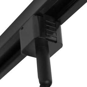 Интелигентна релсова система черна 1-фазна 5-светлина с WiFi GU10 - Jeany