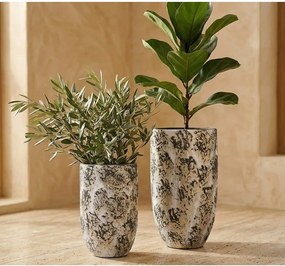 Керамична ръчно изработена саксия за цветя ø 19 cm Barreiro – Ego Dekor